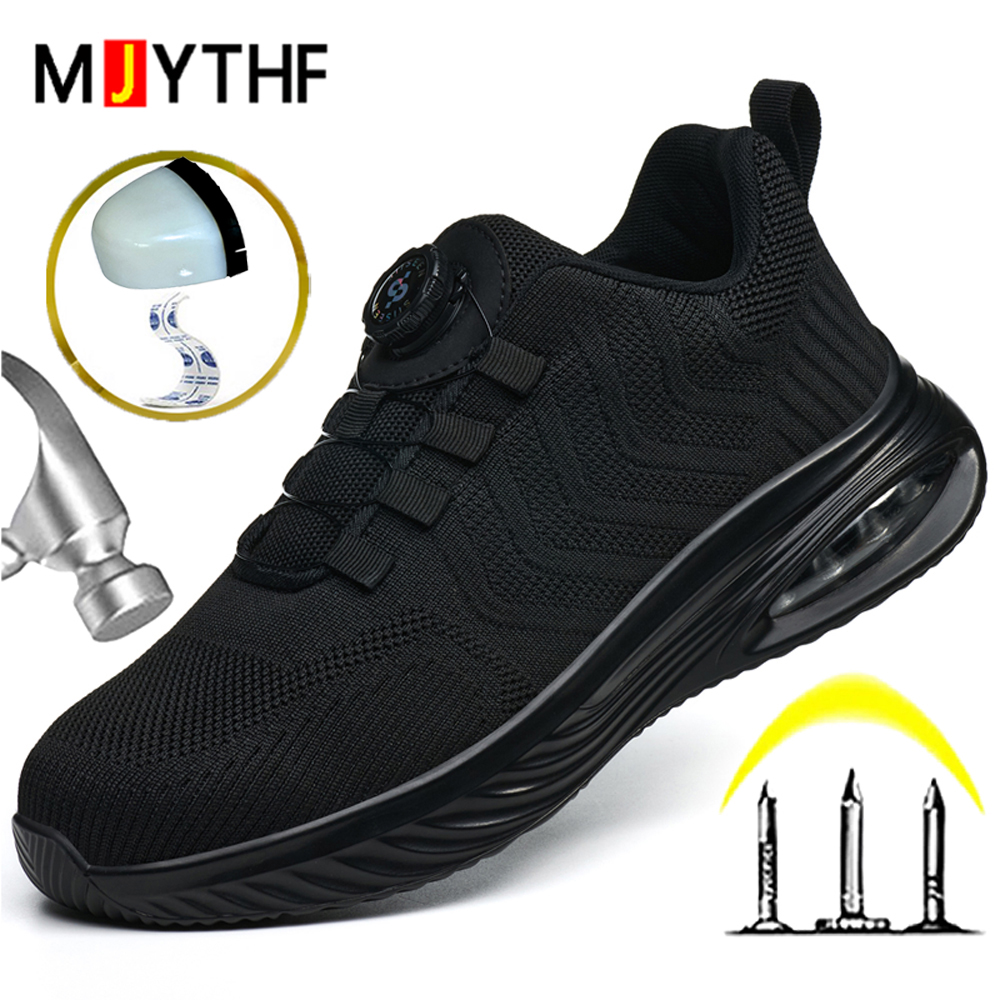 Sneakers Care - Scarpe Antinfortunistiche con Pulsante Rotante, Sneakers