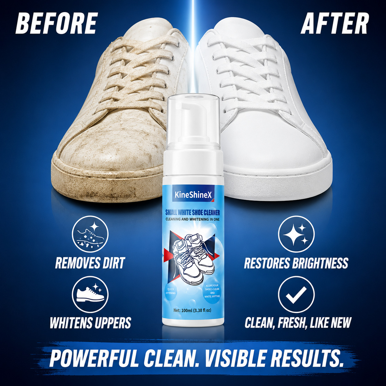 Sneaker Care Kit - Kit Pulitore per Scarpe Gihen, Detergente