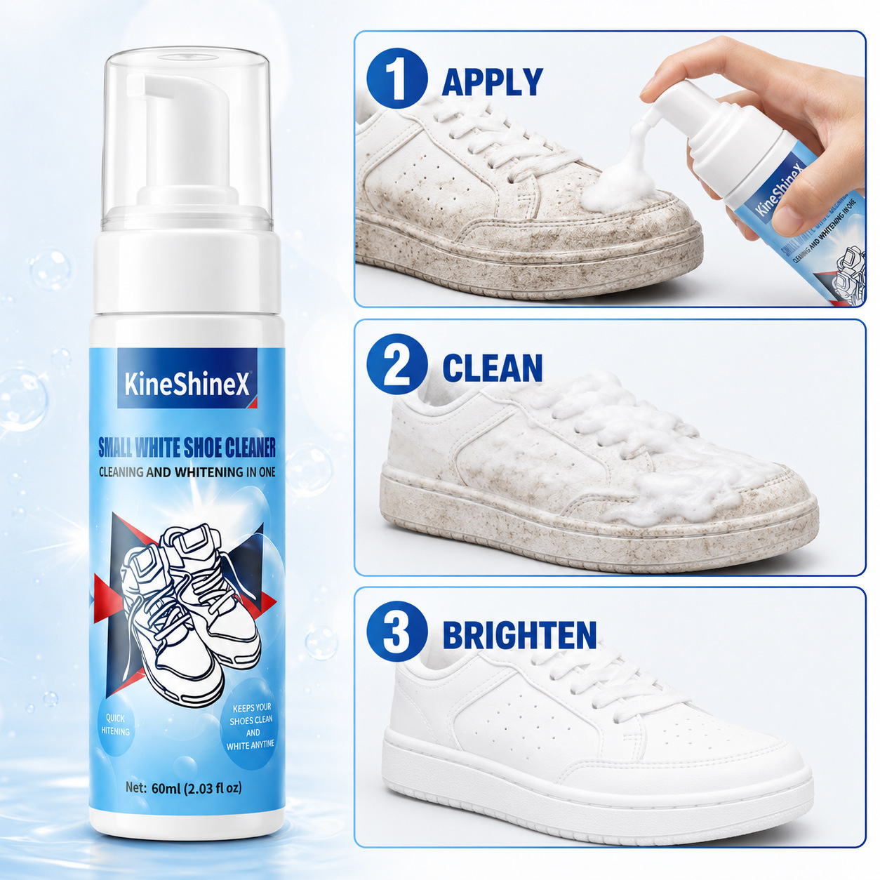 Kit Pulitore per Scarpe Gihen, - Sneaker Care Kit recensione e prezzo
